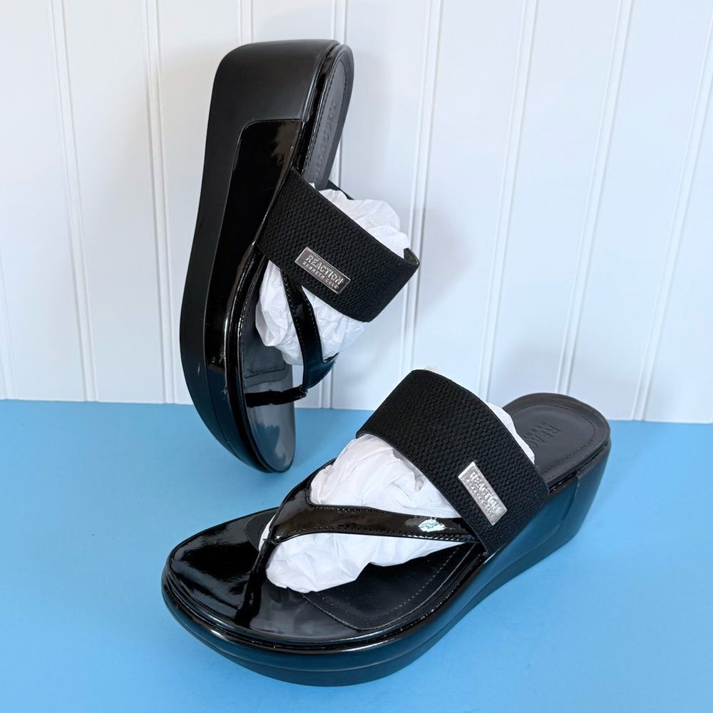 Reaction Kenneth Cole Wedge Sandals Women’s Size 6.5M